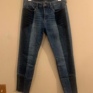 Blank NYC Patchwork Blue Jeans